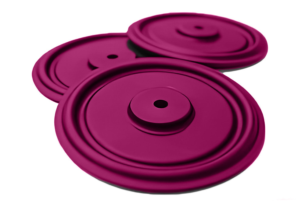 HNBR NBR Rubber Diaphragm Custom Rubber Parts Compression Moulded
