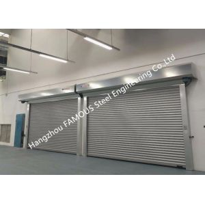 China Fire Rated Customized Rolling Shutter Door Exterior Dustproof Roll Up Door For Industry wholesale