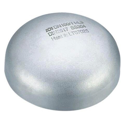 Tube End Cap Dn200 Dn150 Welding End Caps Pipe Fittings SS316L