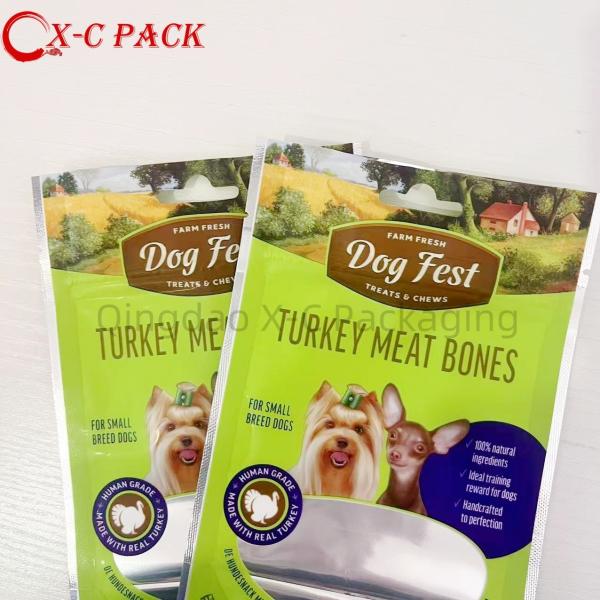 Veterinary Grade Raw Food Freezer Bags Triple Layer Leak Proof Seams and Temperature Resistant Lamination Stand up Pouch
