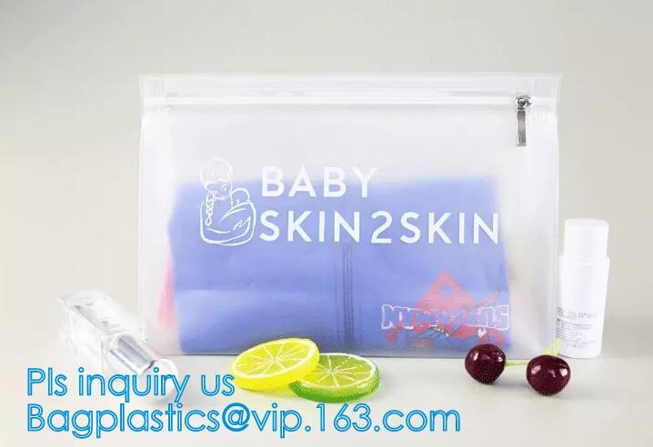 PVC Stationery ruler set packaging bag with slider, fabric slider zip bags, slider PVC cosmetic bag,pencil bag