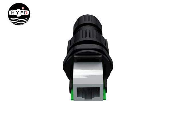 Quality Front Panel Mounted 8 Pin Cat6 Waterproof Rj45 Connector for sale
