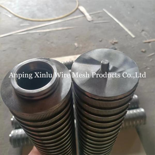 V Wire Wrapped Johnson Water Well Screen Pipe FITO Flow Type with Angles for Accurate Filtration