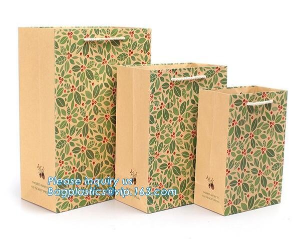 Fashion Custom Printing Luxury Gift Shopping Carrier Paper Bag With Your Own Logo Print,strong twisted handle black leat