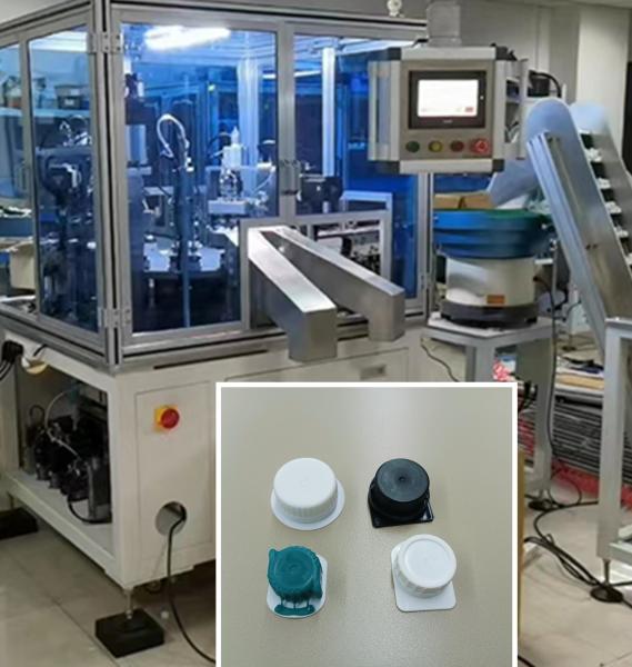 Quality Non-standard automated tetra cap assembly machine, customised to customer requirements, carousel operation for sale