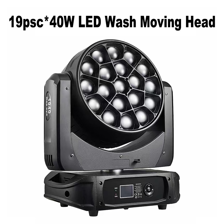 90 1000w 19x 40W 4in1 DMX 512 RGBW LED Moving Head Lights Bar with Zoom Angle 4-60°
