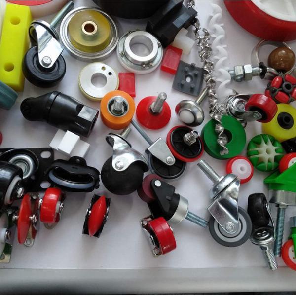 Caster for loading table of machine