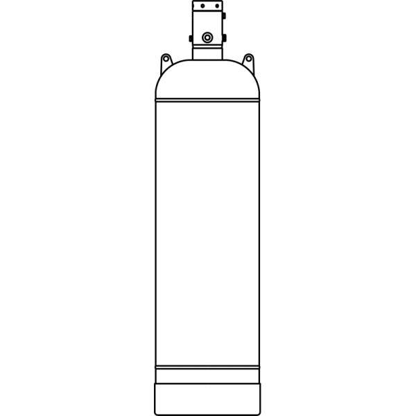 Automatic FK 5-1-12 Fire Suppression System Cylinder Without Pollution For Museum