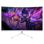 24 Inch Full Definition LED Curved Computer Monitor 75Hz D-SUB Interface Display