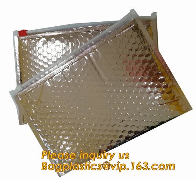 Cosmetic Slider Zip lockk Bubble Bags Bubble Slide Pouch,Zip lockk esd bubble bag bubble packaging wrap cosmetic pouch slide