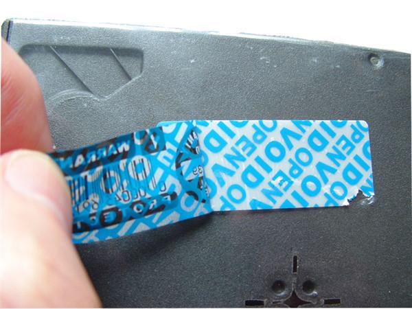 Quality Anti Tamper Labels / Security Void Tape With Harmless PET Material for sale