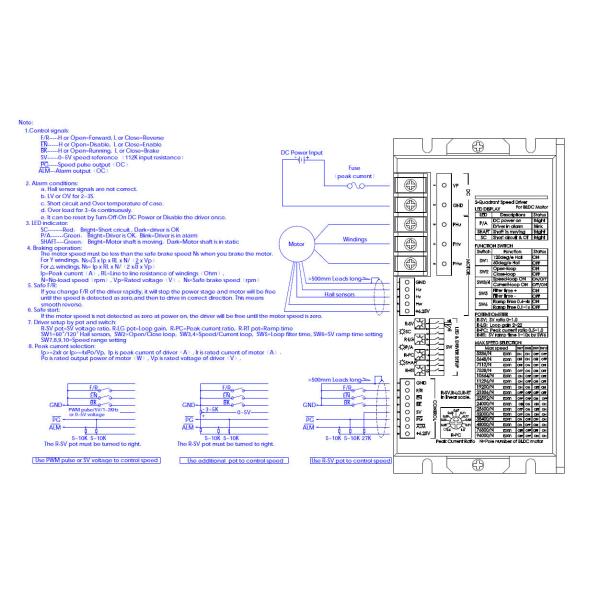 Safe Start 3 Phase 5v 3 Phase Bldc Motor Driver Controller Speed Control