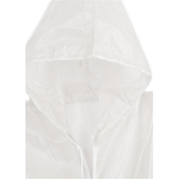 Non Toxic Hooded Throw Away Overalls Anti Spray For Healthcare Setting