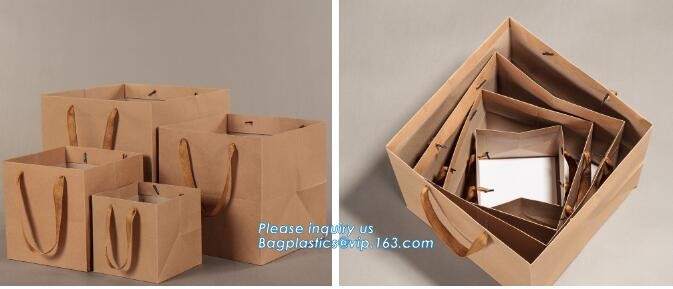 Customized Cut Printed Coated Paper Shopping Bag with Matt Lamination,rope handle custom logo printed white paper bag