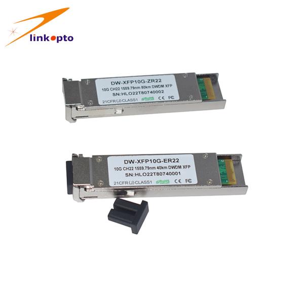 Pluggable 10G XFP Module CWDM 1470 - 1610nm Wavelength Low Power Dissipation