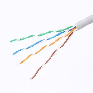 China 4 Pairs Cat5e Lan Cable customized PVC Jacket Pro Environment wholesale