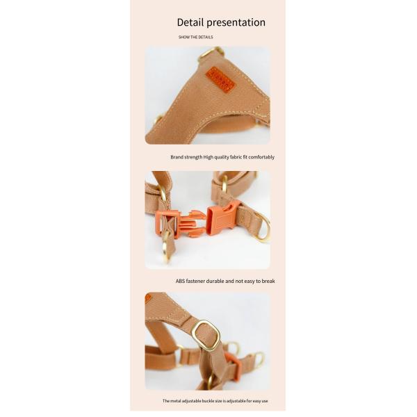 Adjustable Pet Harness Leash LED Leash Vest Chest Harness For All Sizes Dogs