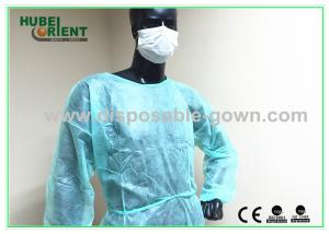 China Light-Weight Surgical Disposable Protective Isoaltion Gown Gowns with elastic wrist for medical environment wholesale
