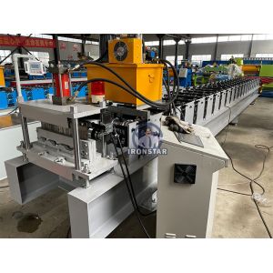 Wall cladding sheet roll forming machine