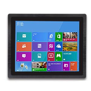 China Integrated High Brightness 12 Inch LCD 12V 24V VGA DVI Outdoor Capacitive Touch Screen Display Monitor For HMI PLC OEM on sale