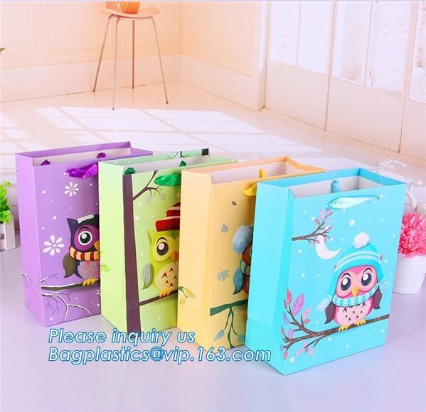 Fashion Custom Printing Luxury Gift Shopping Carrier Paper Bag With Your Own Logo Print,strong twisted handle black leat