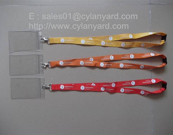 Plastic name tag lanyards