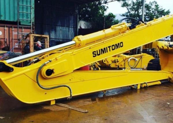 Yellow Excavator Long Reach Boom PC365 8220mm Extension