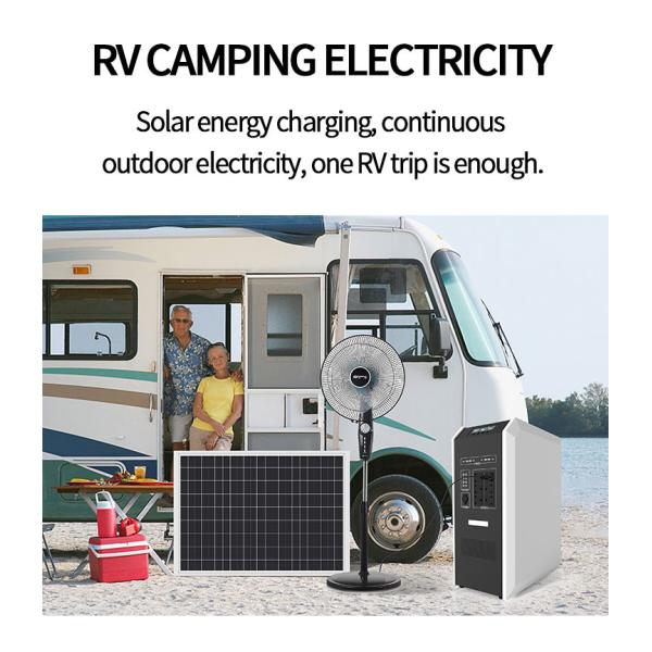 3800W Portable Power Station Outdoor Camping With Solar Power Generator