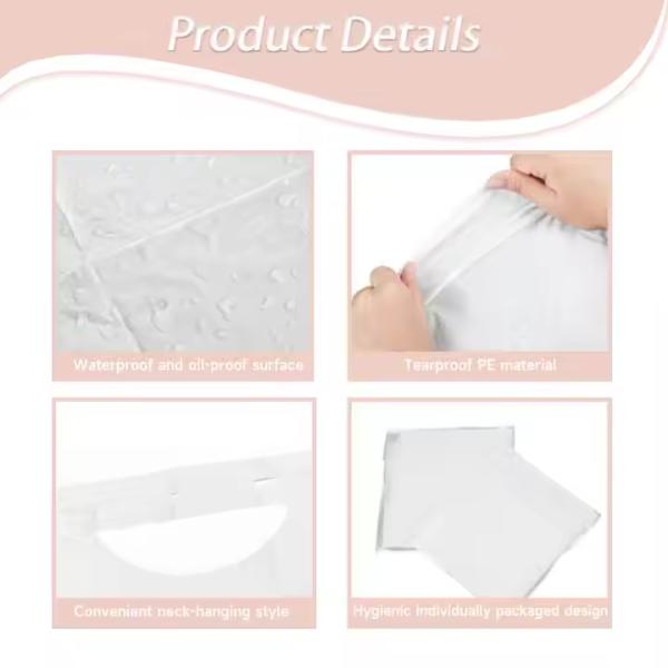 Disposable Adult Bibs Dining Bibs For Adults Apron Keep Clothes From Spills For Senior Men And Elderly Women Eating