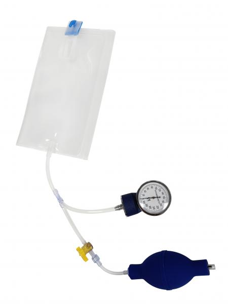 Medical Device Easy Inflation Pressure Infusor Bag with Pressure Gage 1000ML