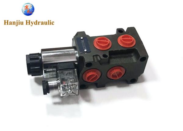 Quality 6 Port Hydraulic Control Valve 13gpm BSP Oil Threads DVS6 Solenoid Directional Valve For Loader for sale
