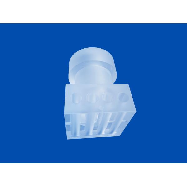CNC Engraving Cutting Machining Quartz Glass Cavity Filter For Heating System