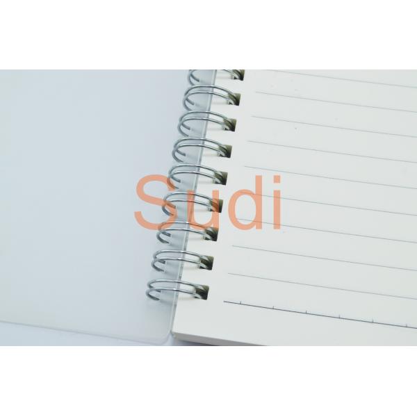 Double Binding Filament PP Cover A5 Loose Leaf Spiral Notebook