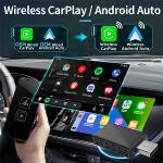 GRANDnavi 2 in 1 Wireless CarPlay Adapter Android Auto Wireless Adapter Box with