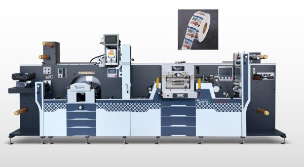 Quality Custom Fast Barcode Label Die Cutting Machine With PLC Control for sale