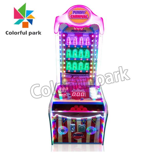Quality 100kg High Income Kid Arcade Machine Lucky Gold Coin Toss Carnival Booth Game for sale