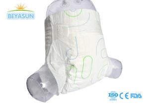 Breathable Baby Disposable Diapers With Magic Tape Elastic Waisband