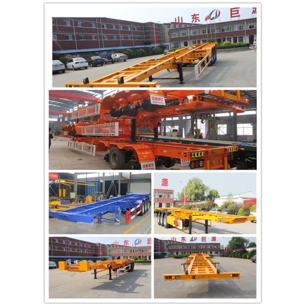 20ft 40ft Skeleton Container Chassis Trailer with Fuwa Bpw Axle and Sturdy Steel Frame