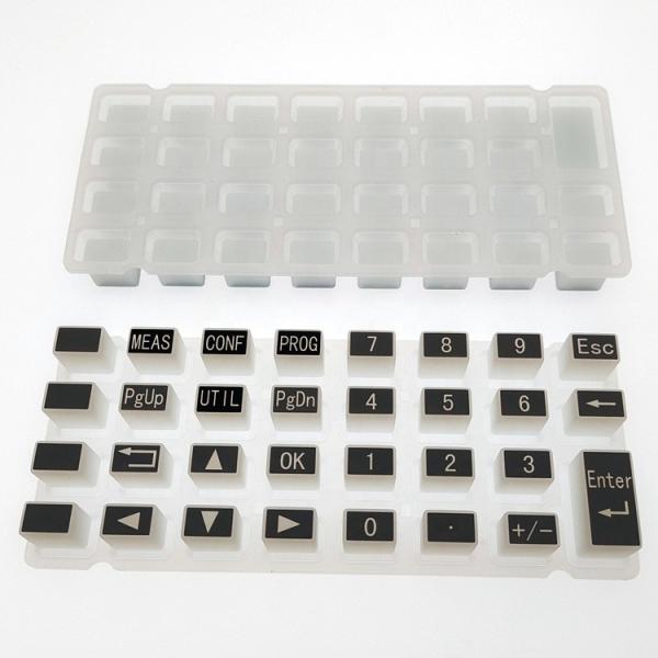 Quality Hollow Printing Spray Feel Silicone Machine Keyboard Customized for sale