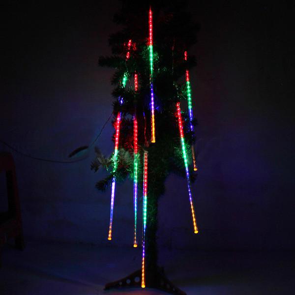 Quality led meteor shower rain lights for Christmas tree decoration for sale