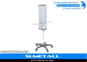 China Spinning Shop Display Fittings Rotating Floor Display Stand Display Rack Moveable base wholesale