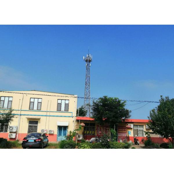 ASTM A123 Q355B HDG Self Supporting Lattice Tower