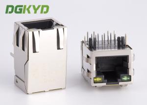 China 100 base cat5 RJ45 Shielded Connector rj45 female jack with signal filter factory customized wholesale