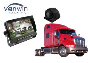 China Quad Split Car TFT LCD Monitor 4 Channels With Built - In DVR Video Recording wholesale