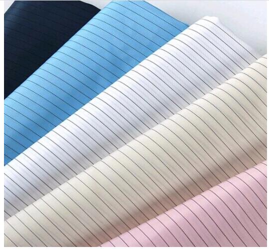 Polyester ESD Fabric Dust Proof Conductive Anti Static Breathable 115 GSM