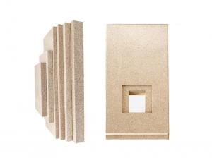 China 0.11-0.29W/M.K Refractory Insulation Board With SiO2 Chemical Composition wholesale