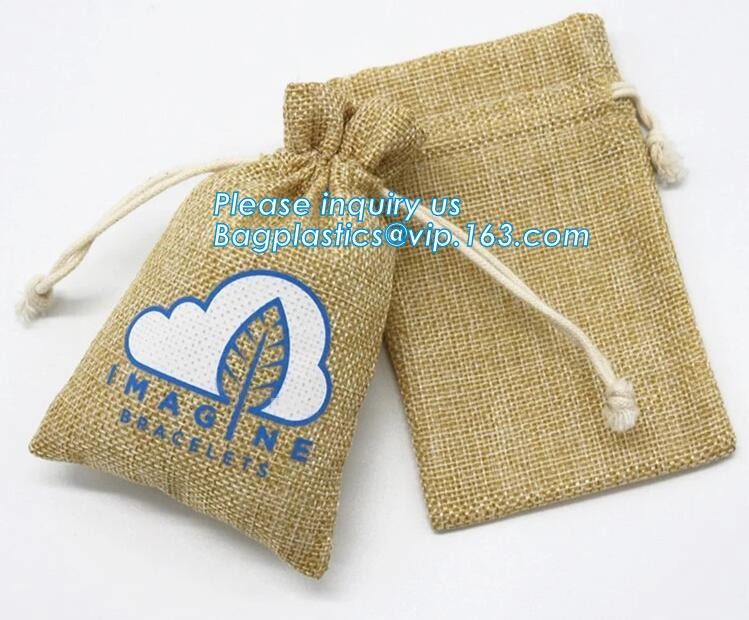 JUTE STORAGE BASKET WITH COTTON ROPE HANDLES,Burlap fabric jute toy storage basket for home storage organization bagease