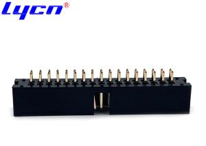 China 2.0 mm Wire To Board Box Header Connector Straight 180° Au Over Ni LCP wholesale