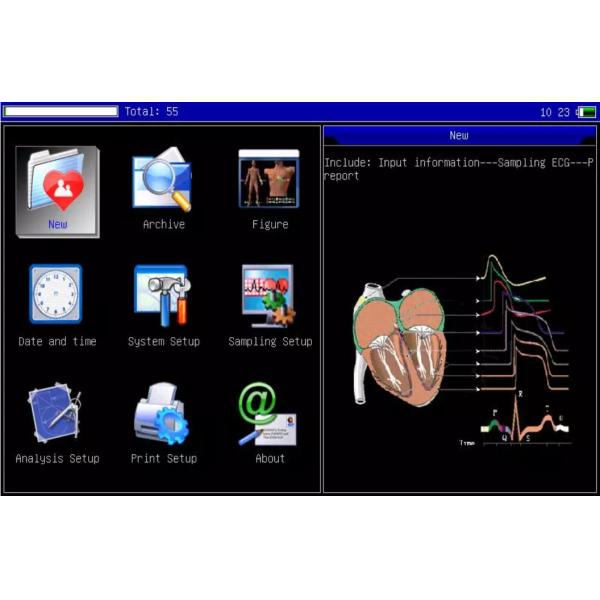 Electrocardiograph Portable Heart Monitor Manual 3 6 Channel Portable 12 Lead ECG Machine