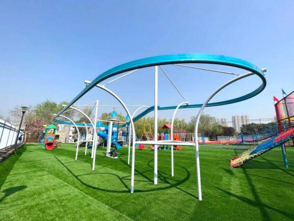 Quality Non Powered Steel Interactive Playground Equipment Zipline Roller Coaster Equipment For Amusement for sale